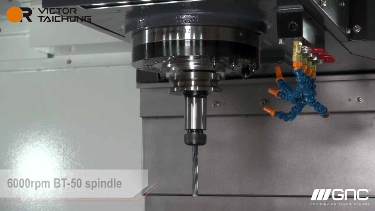 Victor Taichung Vcenter G135 | Ağır İşleme İçin Box-Way Yapılı Yüksek Stabiliteli CNC
