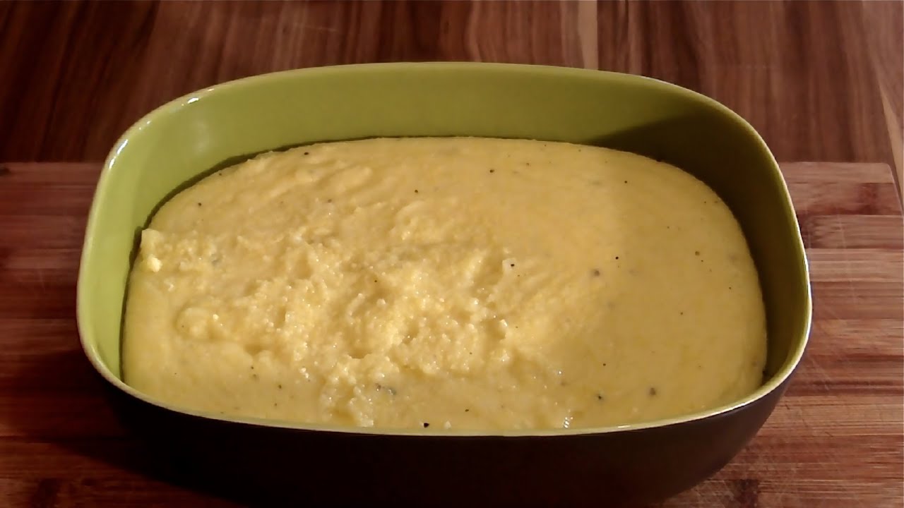 Polenta-Polenta aus Maisgrieß selber machen-Polenta Grundrezept-So macht man Polenta