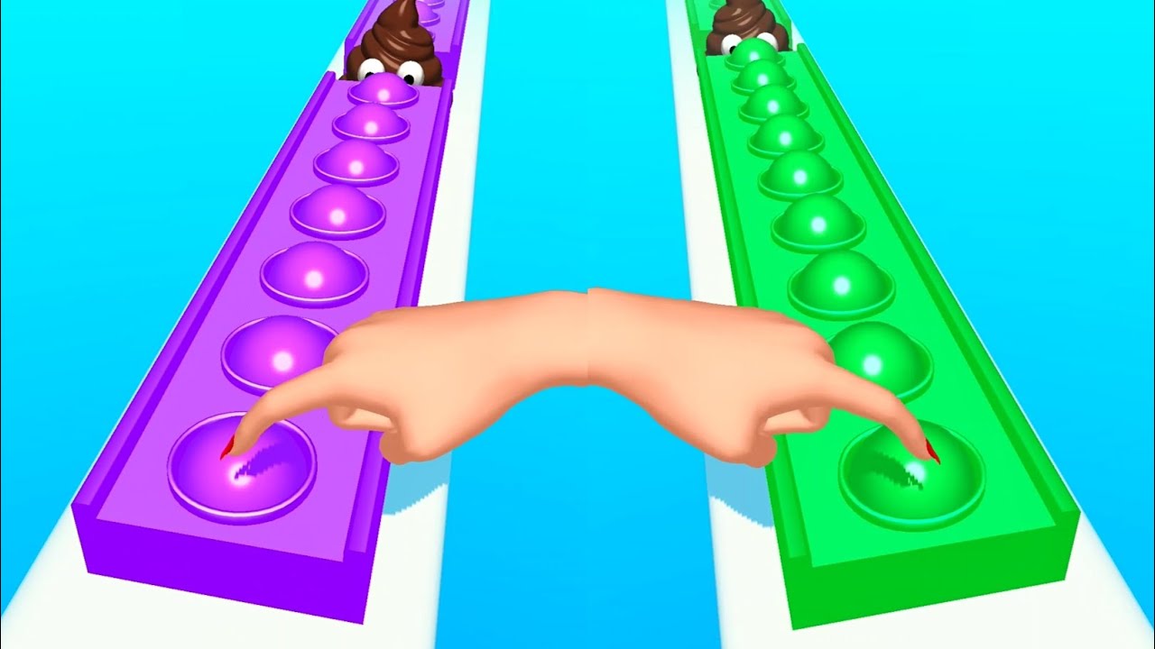 Pop Run! Very Satisfying and Relaxing ASMR Slicing Gameplay Video