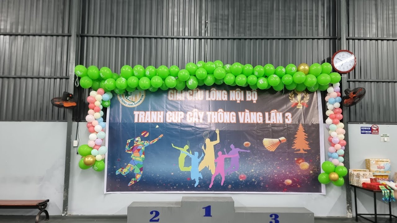 Giải cầu lông nội bộ Cây Thông vàng - 11 tháng 1, 2026