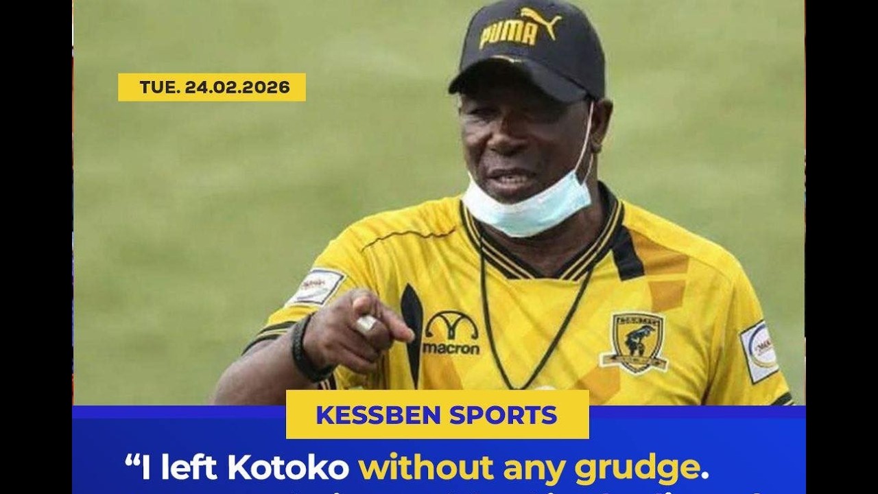 I left Kotoko without a grudge, not even after being stabbed by bandits - Coach Karim Zito