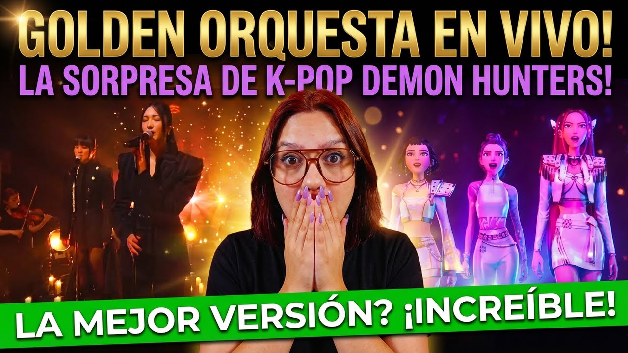 Así suena GOLDEN con orquesta EN VIVO! La SORPRESA de K-Pop Demon Hunters | Vocalissima reacción