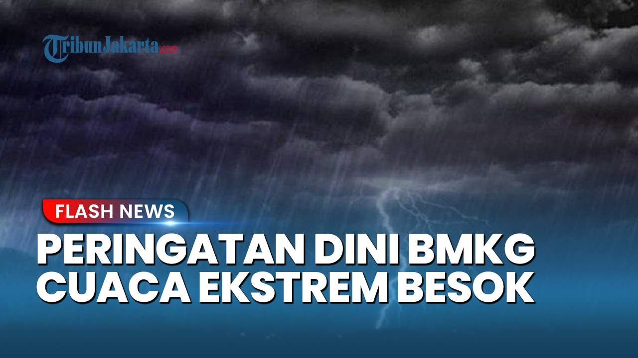 Peringatan Dini Cuaca BMKG Besok Senin 20 Oktober 2025, Wilayah Ini Berpotensi Hujan Lebat
