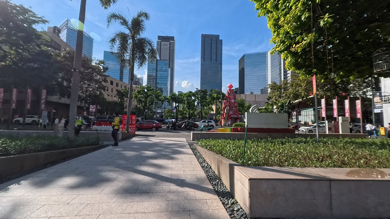 Day Walk in BGC, Manila | Modern City Streets (Part 1)