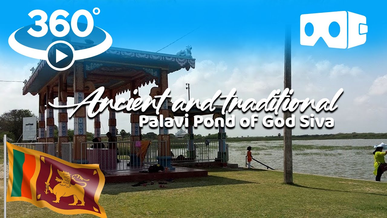 Ancient and traditional Palavi Pond of God Siva | 360° Video VR | Charal 360° | 3D Walk