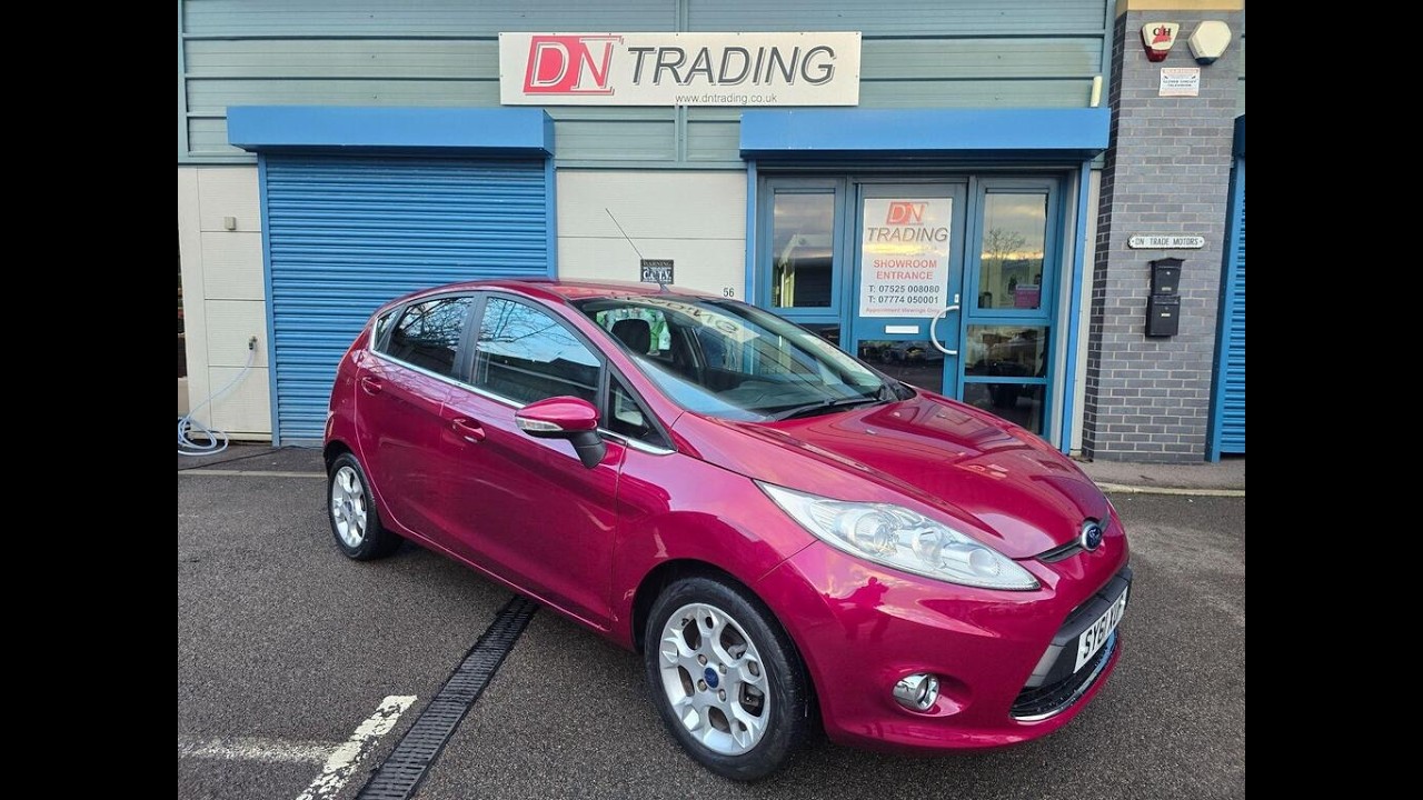 Ford Fiesta AUTOMATIC 1.4i Zetec Petrol 5dr.December 2011 Reg. 32k Miles Timing Belt Service History