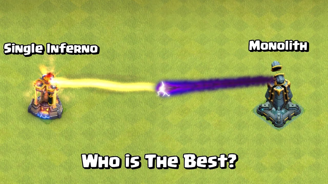 Макс Инферно против Монолита! Кто лучше? Clash of Clans