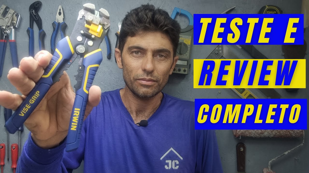 ALICATE DECAPADOR IRWIN VISE GRIP REVIEW E TESTE video completo.