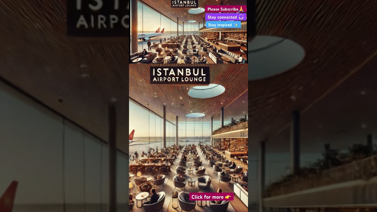 Istanbul Airport Lounge ✈️