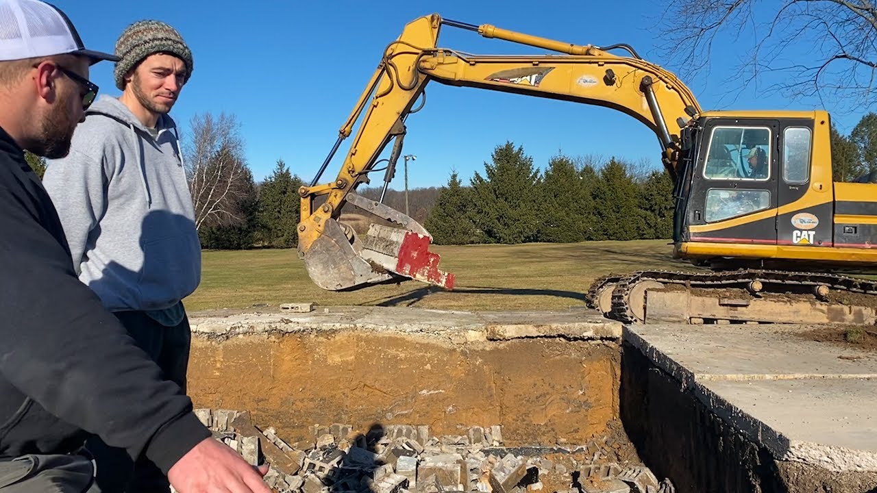 Destroying The House Next To Our Farm Market