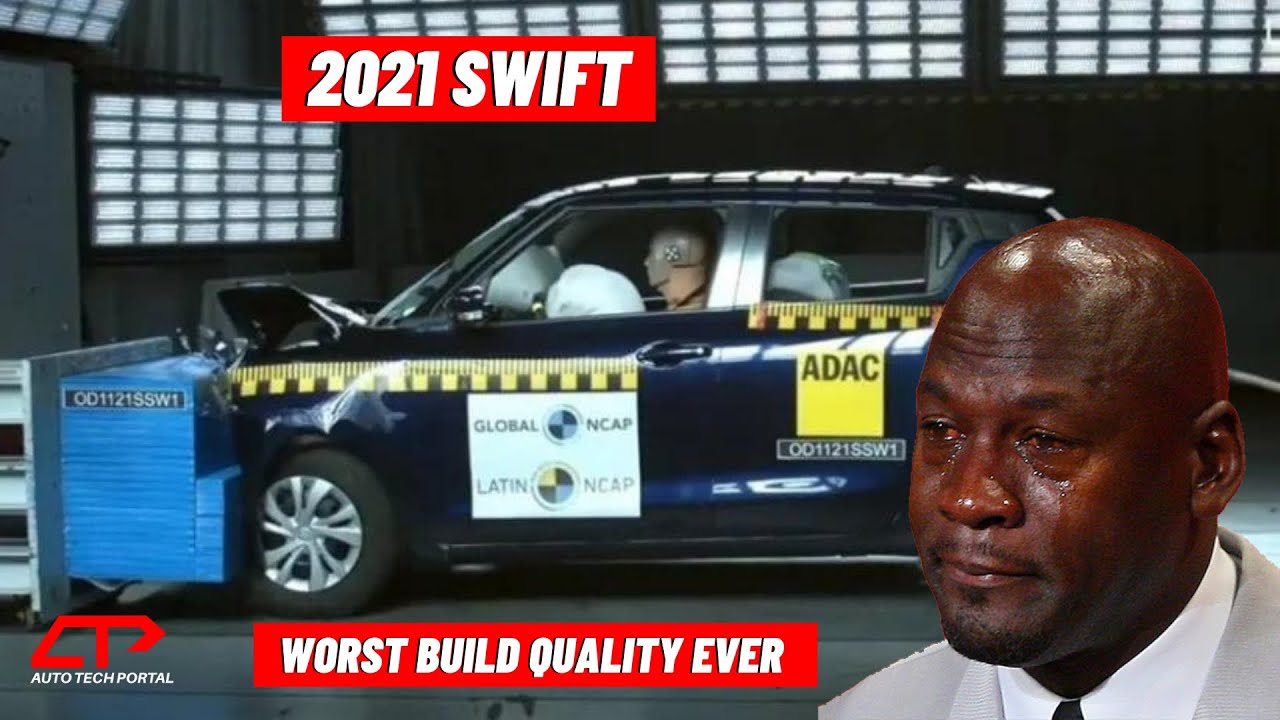 Swift Exposed - Global Ncap \ Latin Ncap crash test of Maruti Suzuki Swift - Performed worse in 2021