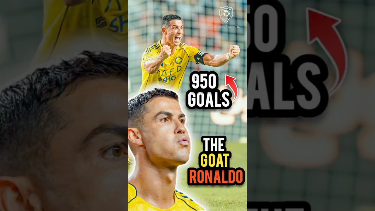 Cristiano Ronaldo goal 950 today 🤯 Assisted by Wesley | Al-Hazm vs. Al-Nassr #football #cr7 #shorts