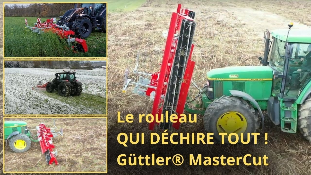 MASTERCUT GÜTTLER® – Le rouleau à couteaux pour une agriculture durable !