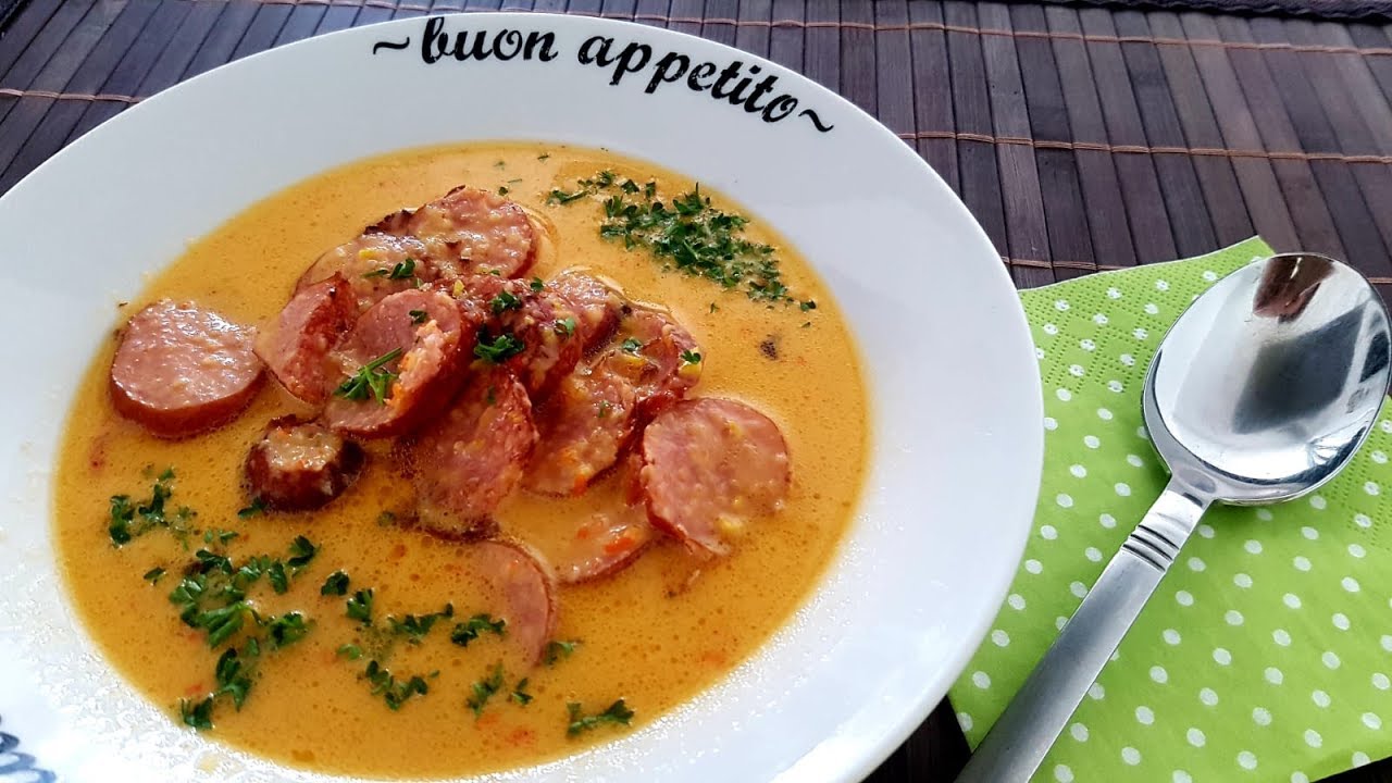 Paprikacremesuppe mit Cabanossi   Thermomix® TM5