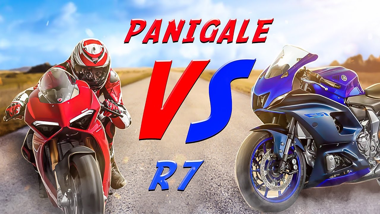 Yamaha R7 vs Ducati Panigale V4 - Pelican Grill