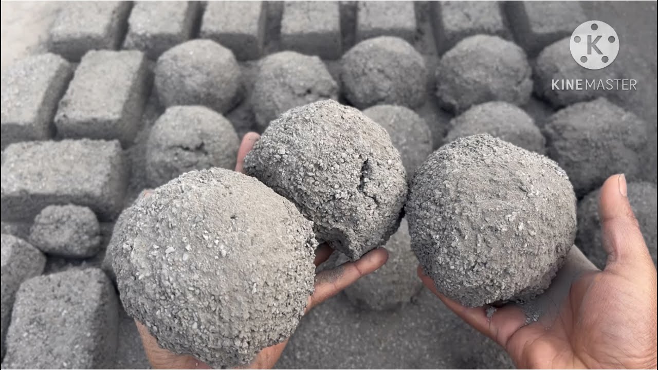 Gritty sand cement floors water crumbling #sandcement #satisfying