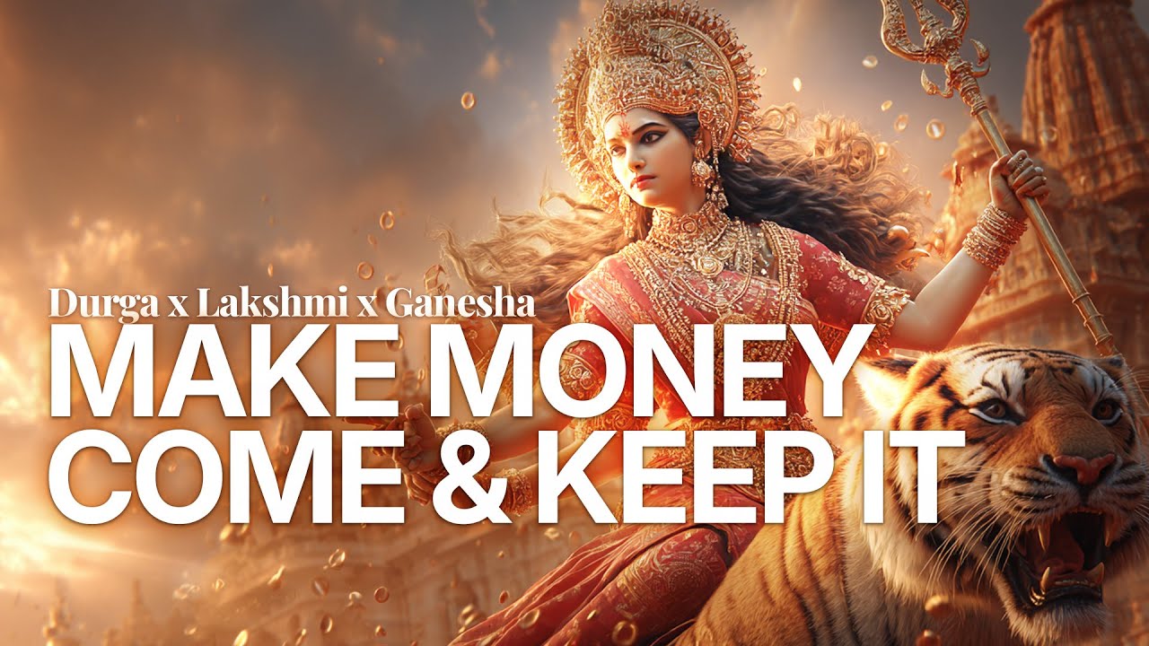 Eliminate Negativity & Grow Rich | Durga x Lakshmi x Ganesha #moneymantra