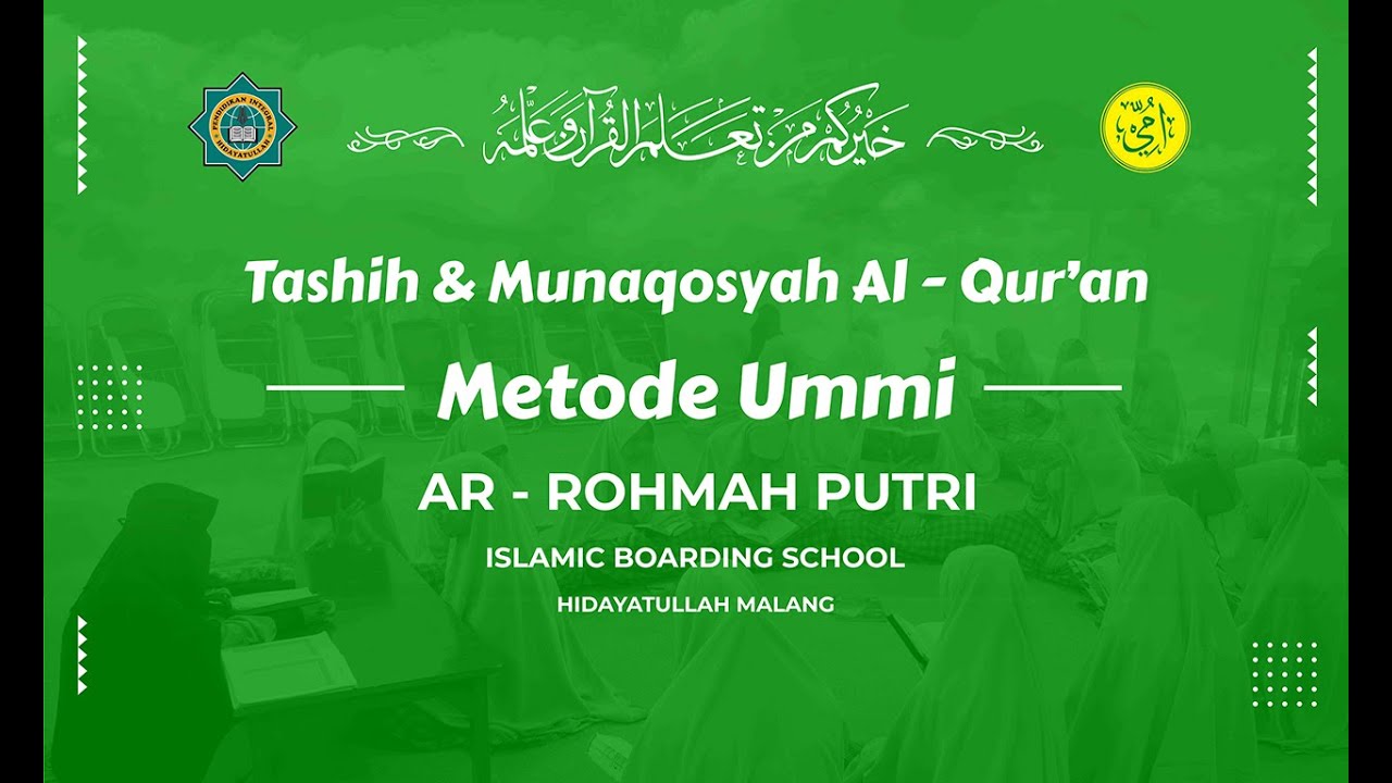 TASHIH DAN MUNAQASYAH METODE UMMI