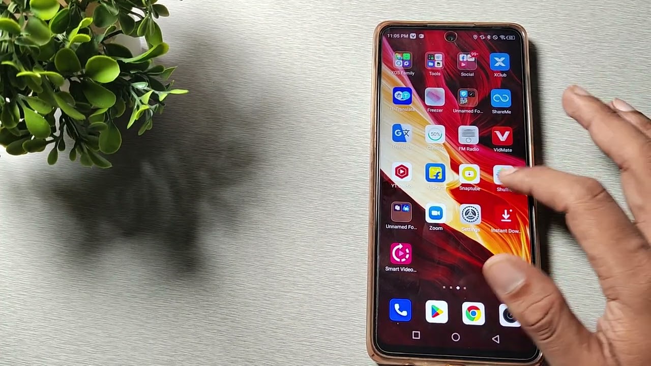 How to enable music gestures in Infinix Hot 12 Play, music gestures mobile setting