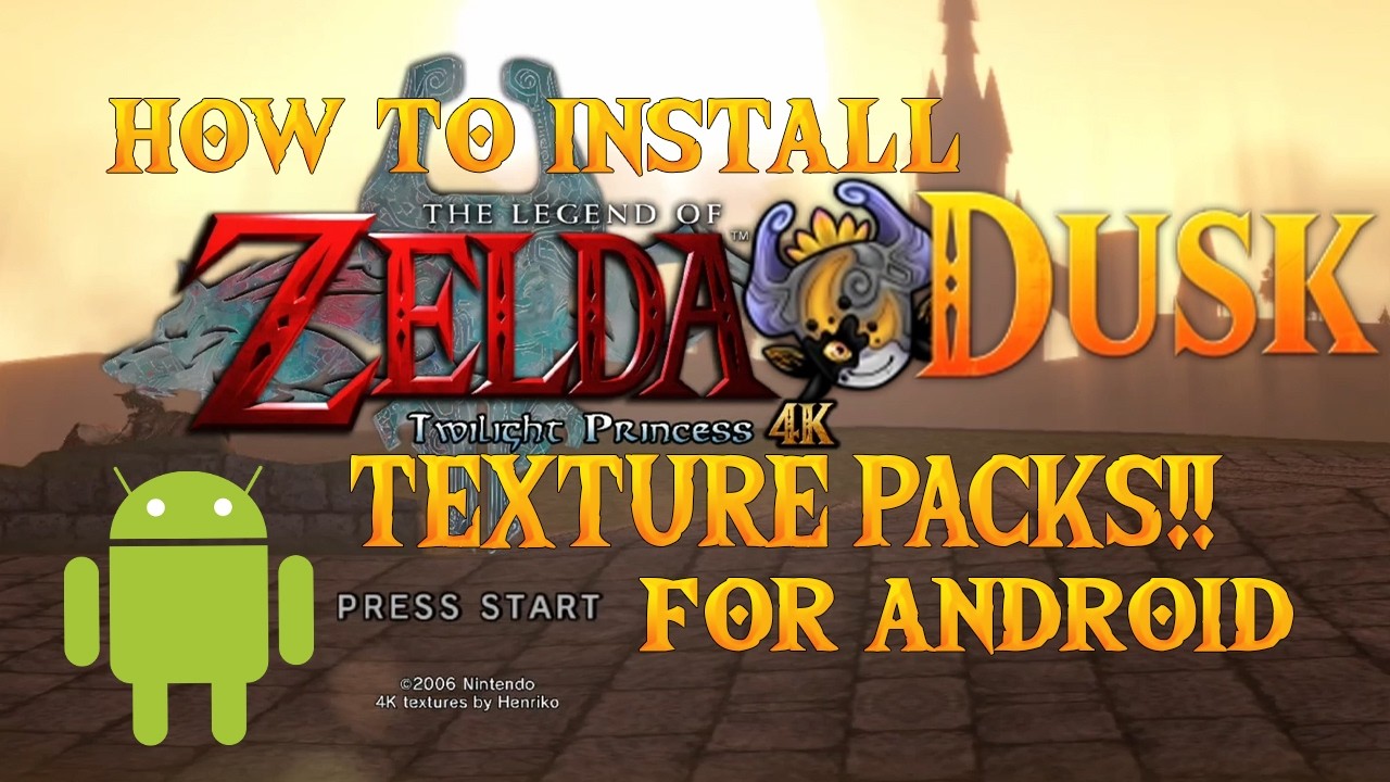 How to Replace Textures for Dusklight Android Twilight Princess Port 4K
