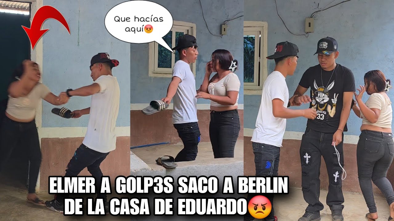 ELMER Del Pel0 Sac0 A BERLIN DE La Casa De EDUARDO😡Se Van A G0lp3s Con EDUARDO Por BERLIN😱