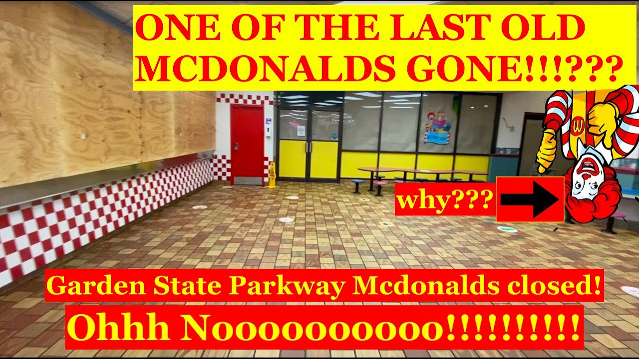 Old Retro Mcdonalds Abandoned in 2022 Garden State Parkway NJ! Character Statues & Arcade GONE!