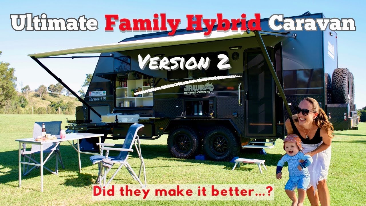 Ultimate Family Hybrid Caravan Version 2 | Jawa Tarwarri 18 Bunk 2025 | Washing Machine!
