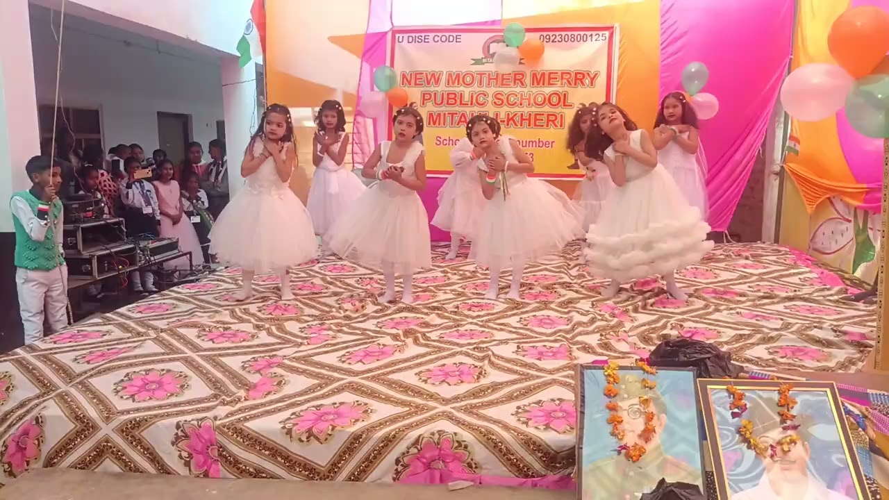 Papa mere papa dance performan 26 January program 2026 New mother merry public school Mitauli Kheri 