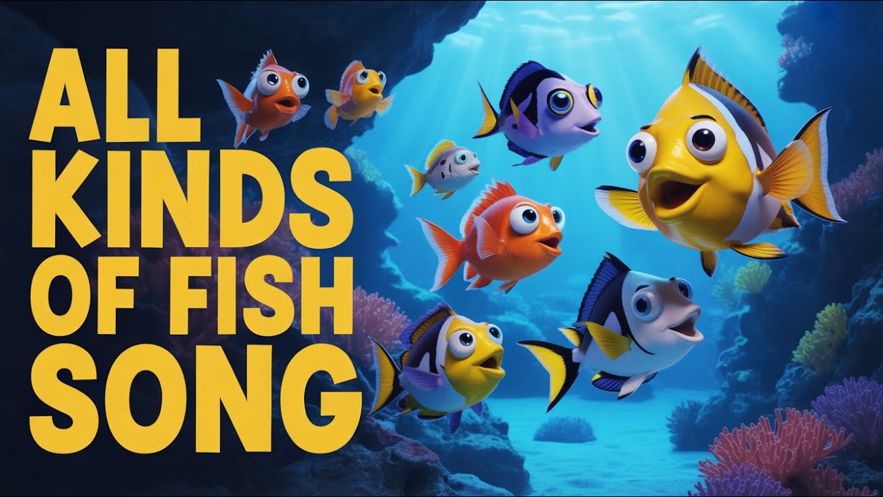 Little Fish Dance Kids Song | Fun Nursery Rhyme About Ocean and Sea Life