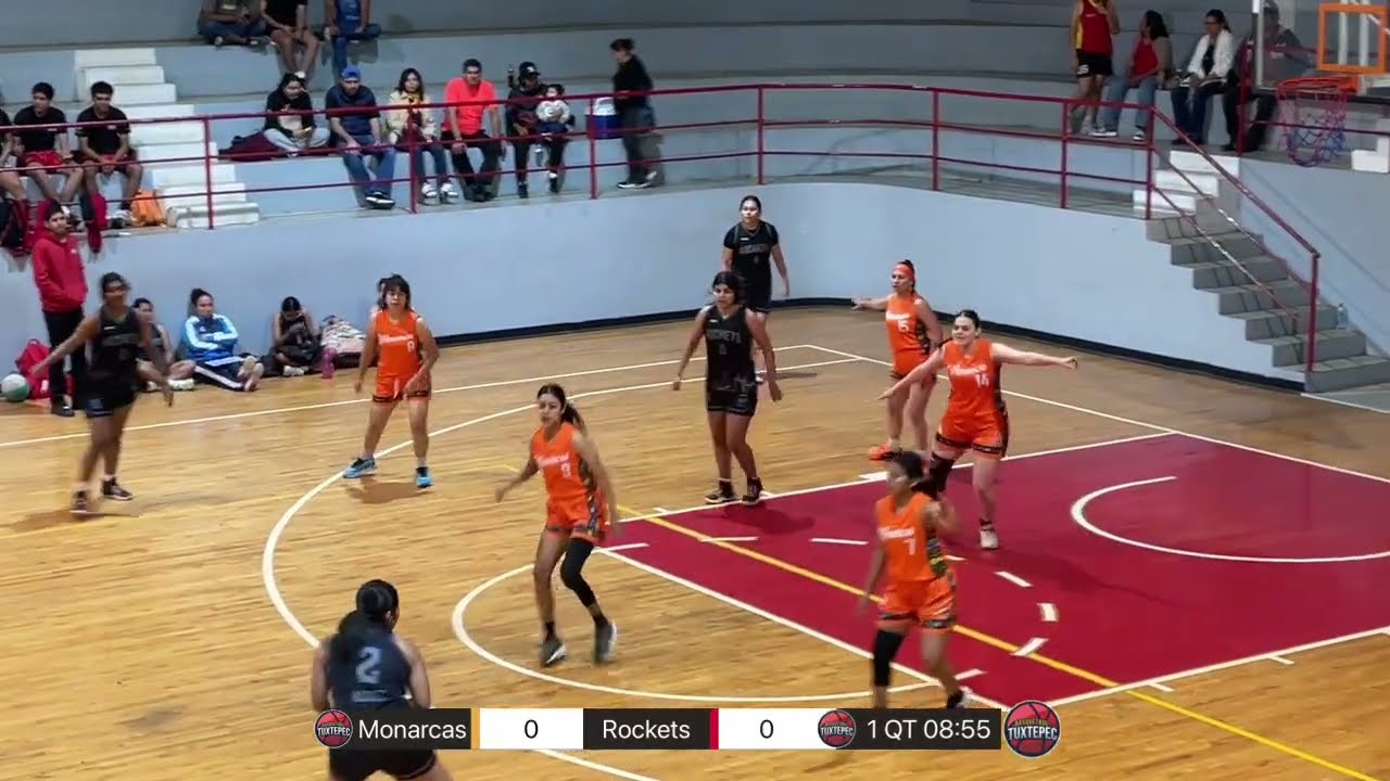 Rockets vs Monarcas | Jornada 5 - Libre Femenil | Liga Municipal de Básquetbol Tuxtepec 🏀