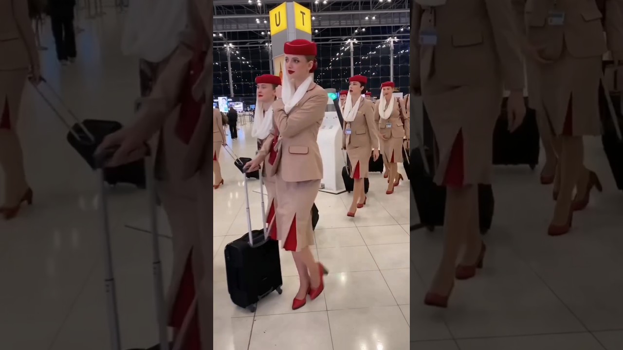 Cabin crews of Emirates Airline | Airport