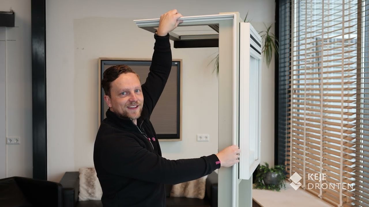 KeJe inmeet en montagevideo | KeJe Originele Plisséhordeur - Op de dag