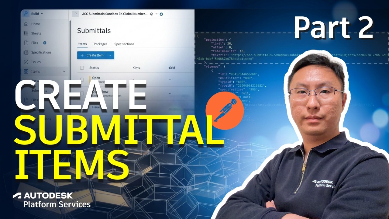 Как создавать элементы заявки с помощью API ACC | Руководство по Postman | Autodesk Construction ...
