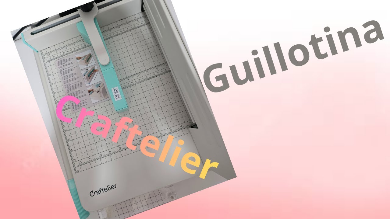 Unboxing y primeras impresiones guillotina @Craftelier_Es  (Minty guillotina profesional)