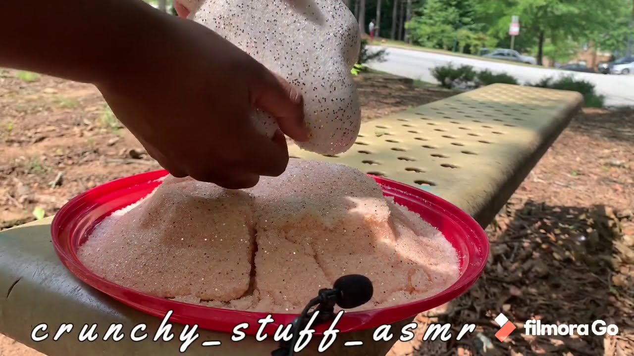 ASMR- EPSOM SALT CRUSH/CRUMBLING- ASMR CULTURE WEEK #epsomsaltcrumble #asmrepsomsalt #epsomsaltasmr