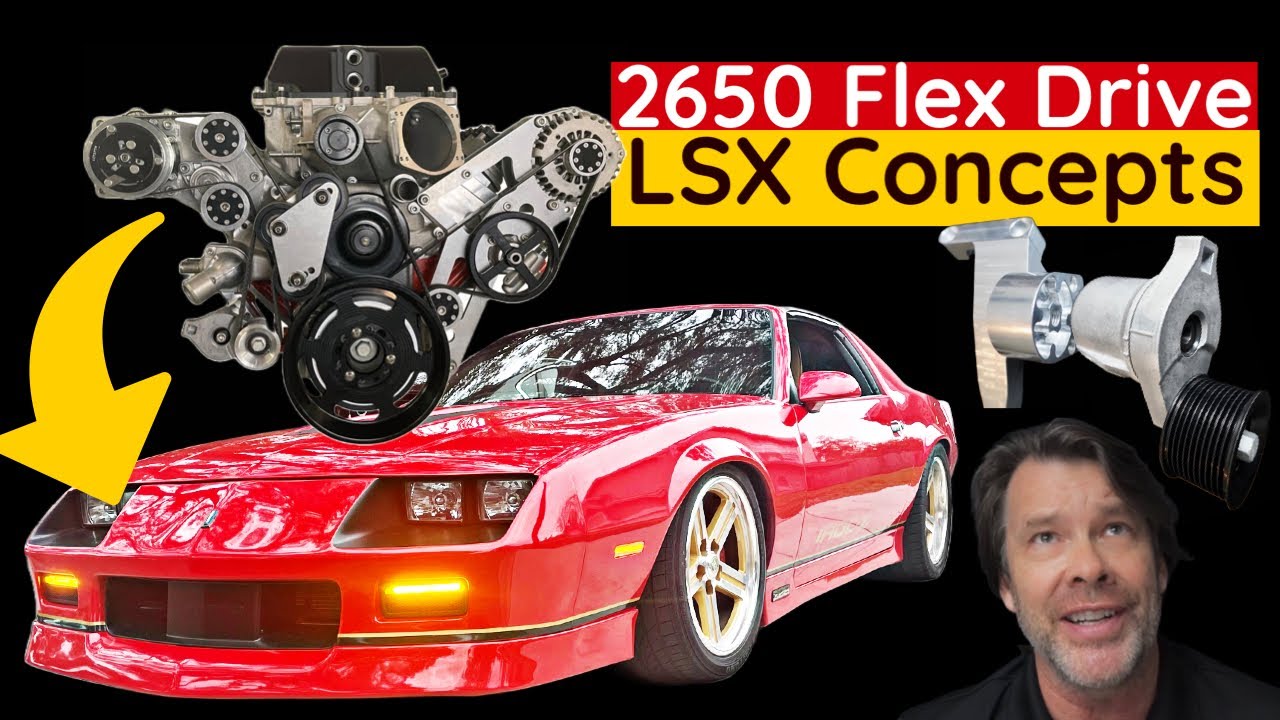 LSX Concepts 2650 Flex Drive kit install on my 85 Camaro Iroc-Z