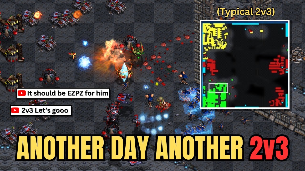 Another Day, Another 2v3 (Starcraft Remastered Fastest 스타크래프트 빨무)