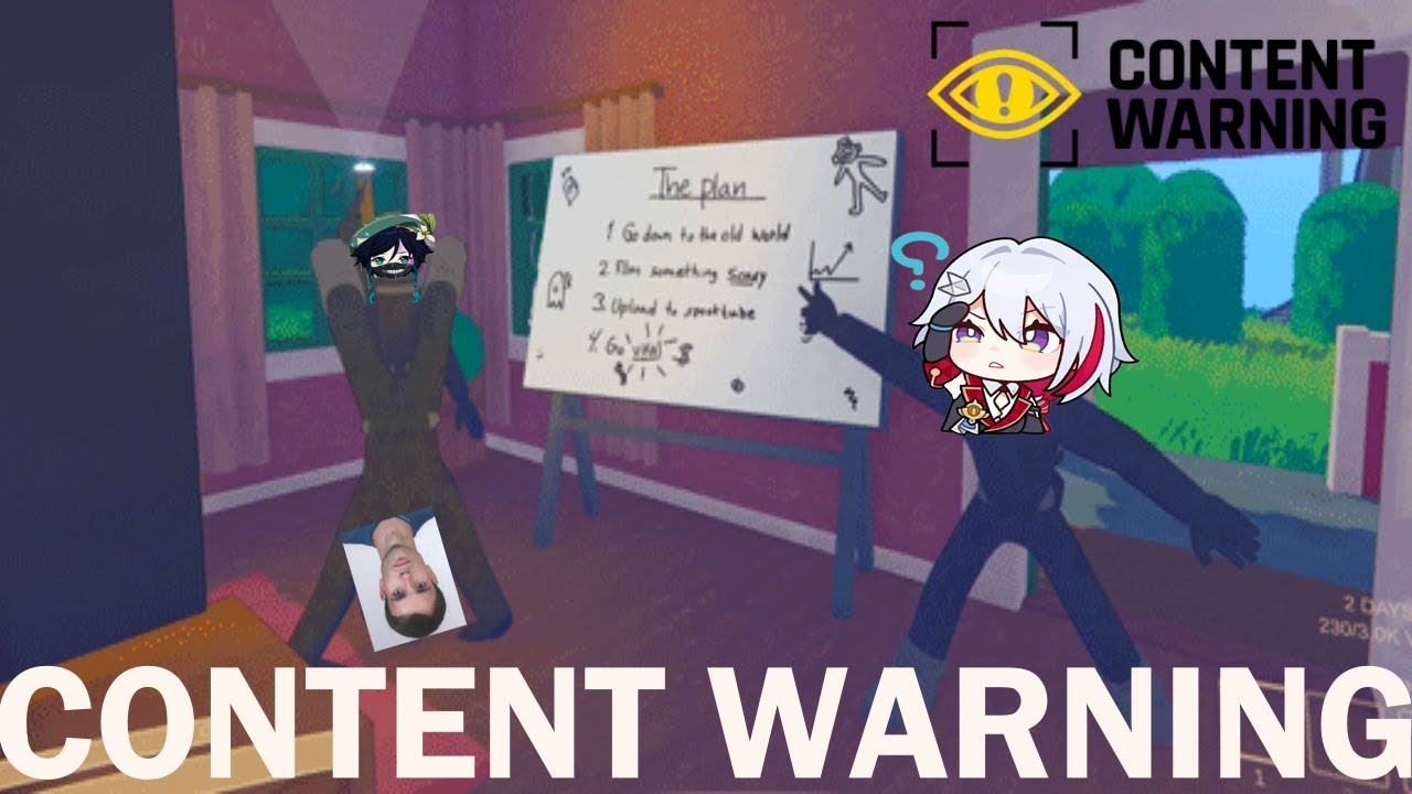@сыр И @Olezha ИГРАЮТ В CONTENT WARNING