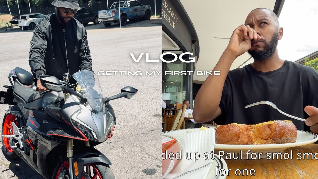 Officially a biker boy | Firs ride| Thaba Eco Hotel Vlog | South Africa YouTuber | 2025 CFMoto450SRS