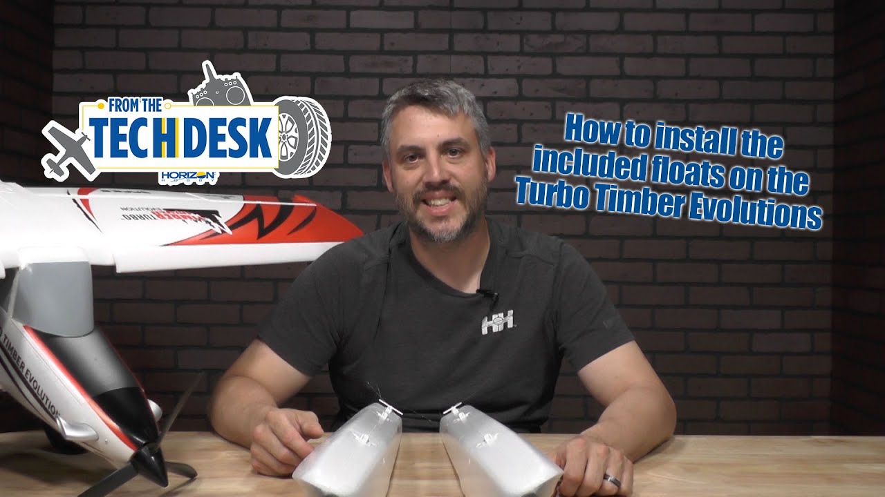 How to install the included floats on the Turbo Timber Evolutions 1.5m