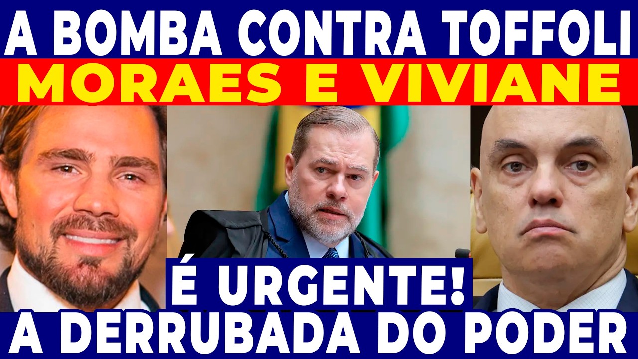 URGENTE: TOFFOLI CONTOU TUDO! A CASA CAIU AGORA EM BRASÍLIA! CASO BANCO MASTER