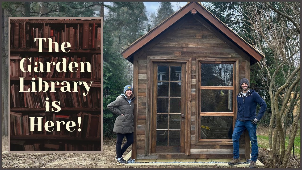 The Garden Library is Delivered! I can’t believe how it transformed our garden design!!!