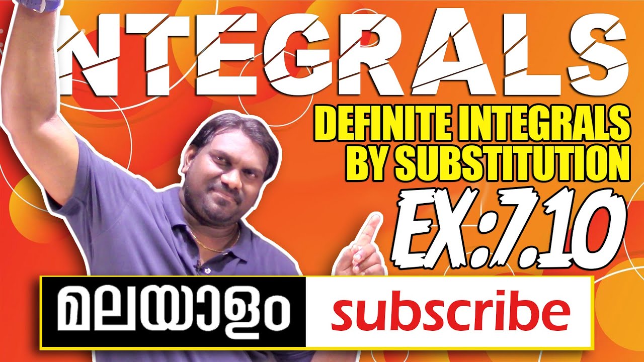 12th Maths NCERT 7th Chapter : Integrals EXERCISE: 7.10 - Definite Integrals by Substitution