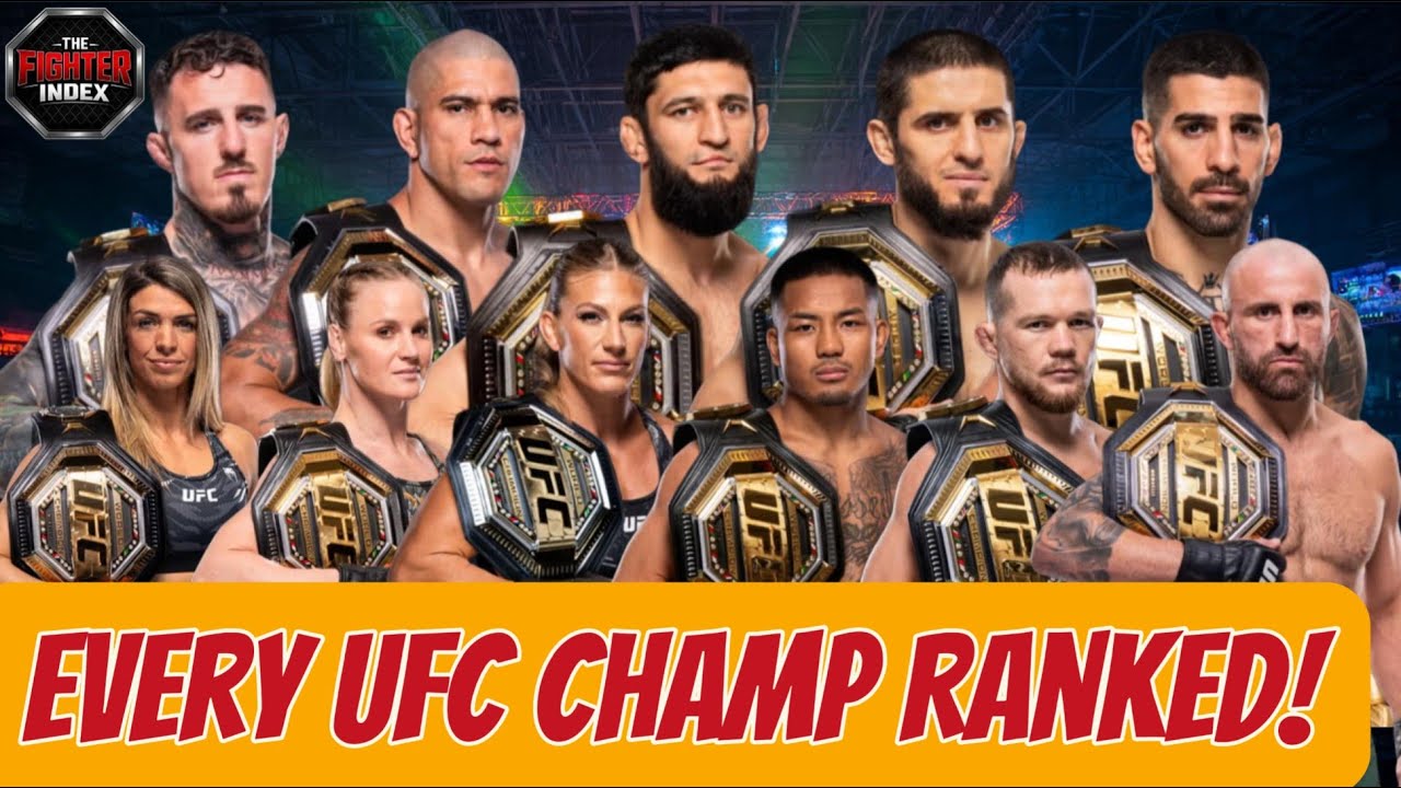 We Rank Every 2026 UFC Champion Worst to Best | The Fighter Index