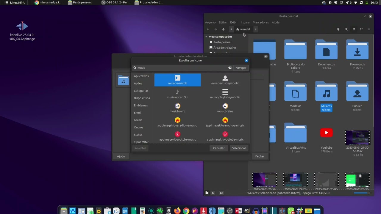 How to CHANGE a Specific ICON in NEMO File Manager - Linux Mint