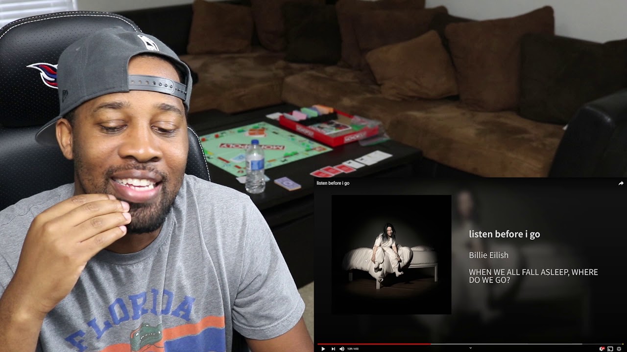 Billie Eilish - Xanny Lyrics, listen before i go, & Six Feet Under | Reaction