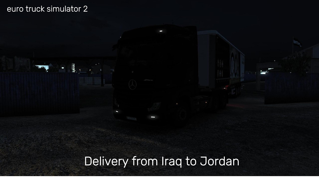 euro truck simulator 2 | Delivery from Iraq to Jordan | توصيل من العراق الى الاردن