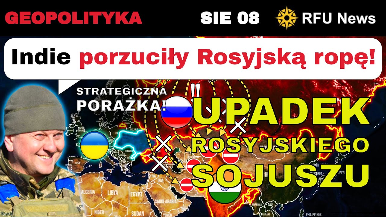 08 SIE: Strategiczny Sukces! Rosyjski Eksport Ropy ZAPADŁ SIĘ! | RFU News