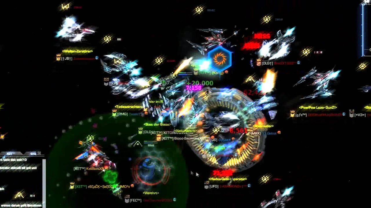 DarkOrbit 8 (XET) vs 100 (EIC) Battlefahrt wird gecrasht!