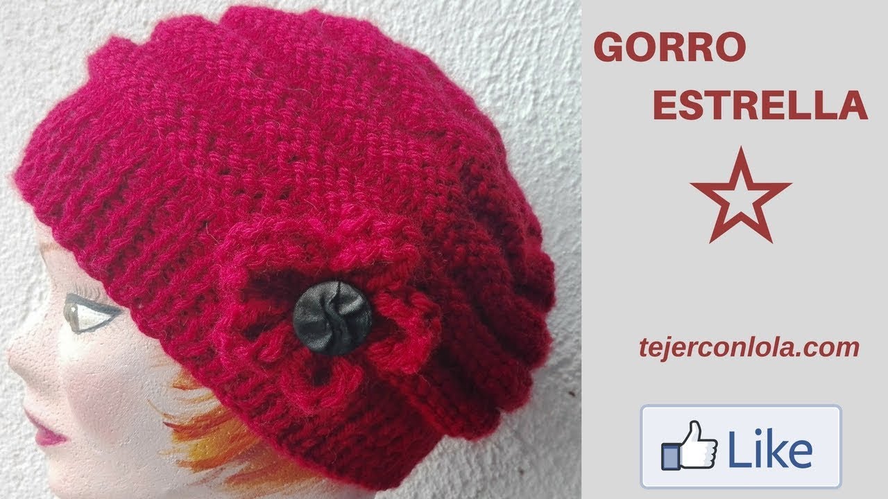 GORRO ESTRELLA ⭐ | a DOS AGUJAS